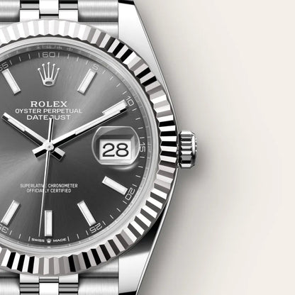 RLX Datejust 41 Acier et Or Blanc - Vue 4