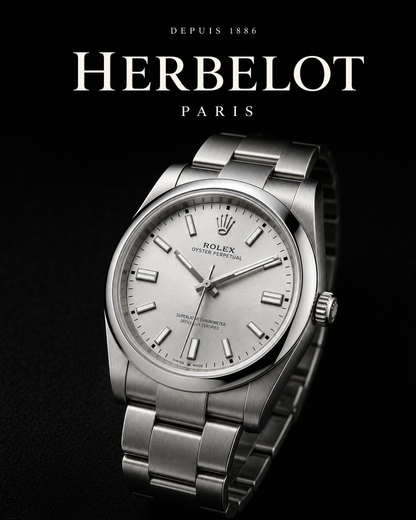 RLX Oyster Perpetual 41 Acier Oystersteel - HERBELOT Paris