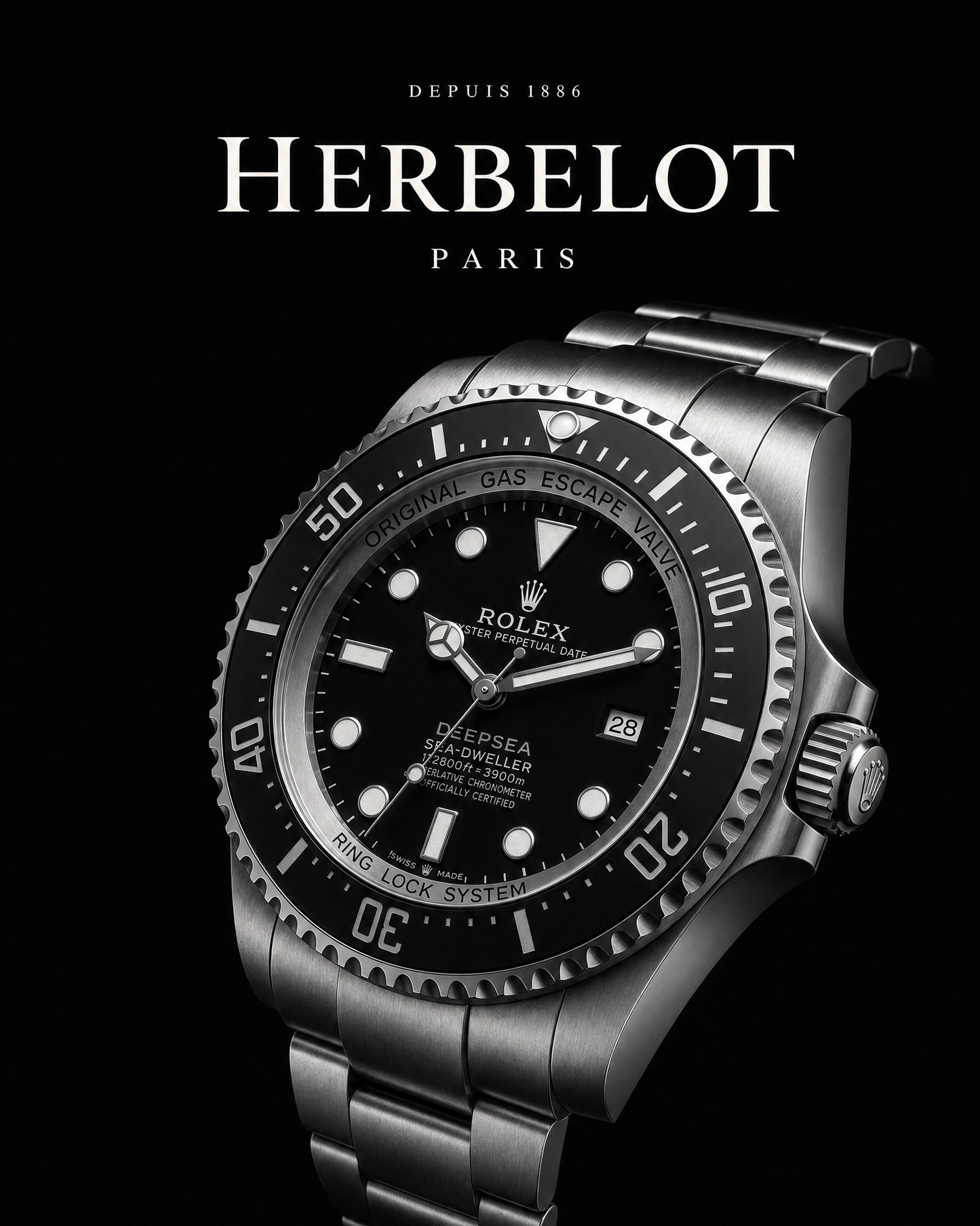 RLX Sea-Dweller Acier Oystersteel - HERBELOT Paris
