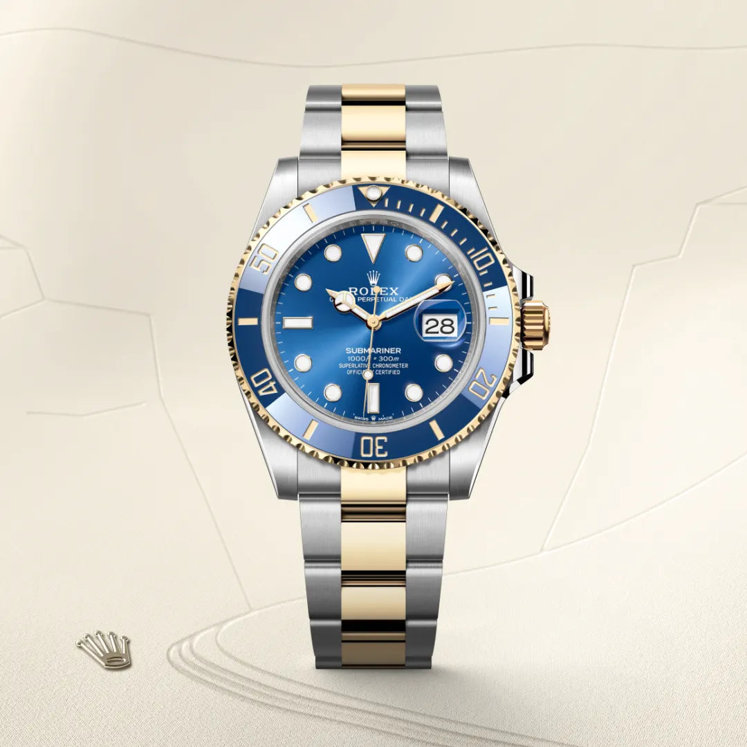 RLX Submariner Date Bicolore Or et Acier - Vue 3