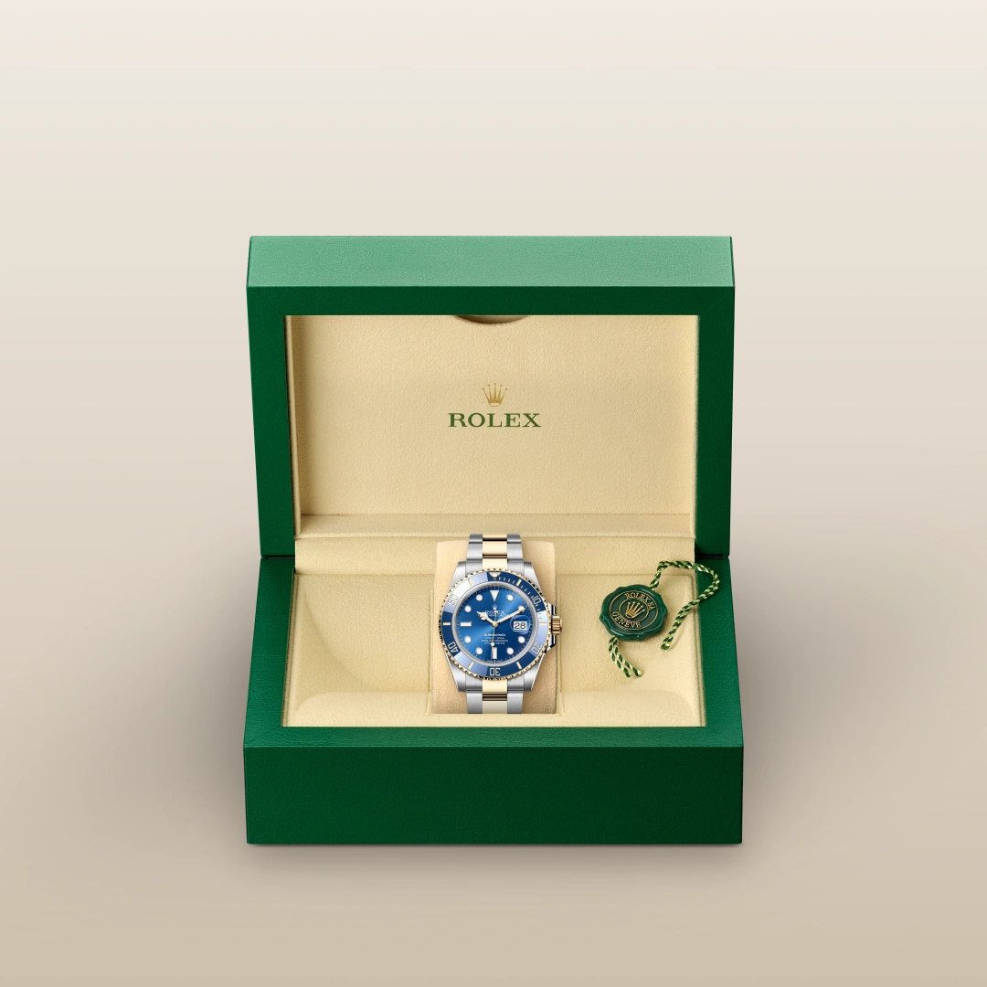 RLX Submariner Date Bicolore Or et Acier - Vue 4