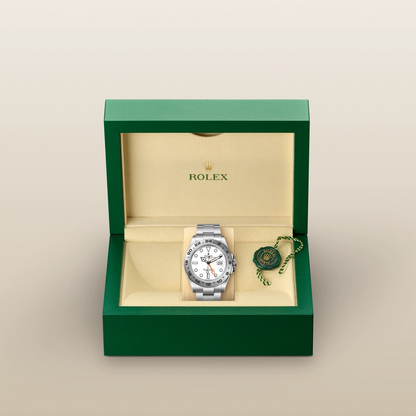 RLX Explorer II Acier Oystersteel Cadran Blanc - Vue 4