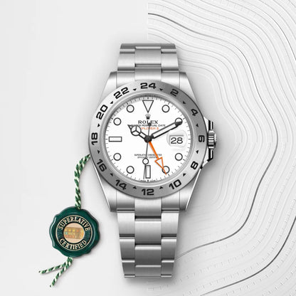 RLX Explorer II Acier Oystersteel Cadran Blanc - Vue 5